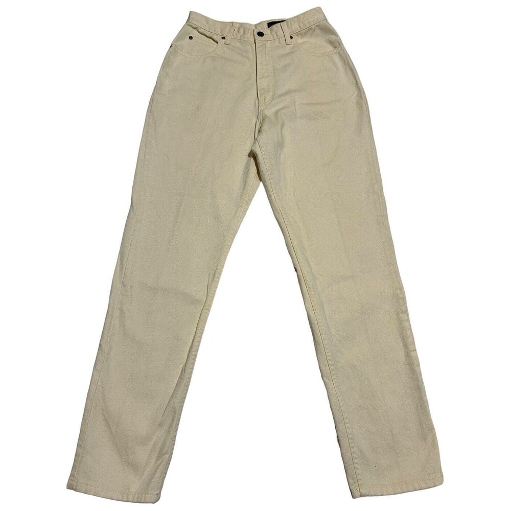 Vintage Eddie Bauer Pants Womens 10 High Rise Tapered Canvas Hiking Gorpcore 90s